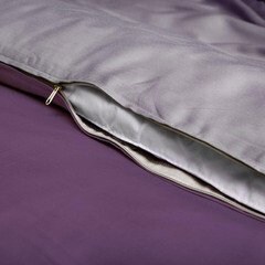 Комплект постельного белья 1,5-спальный тенсель Mona Liza Lilac сиренево-розовый без простыни - фото 2