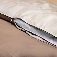 Комплект постельного белья 1,5-спальный тенсель Mona Liza Gold бежевый без простыни - фото 5