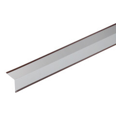 Угол внутренний металлический полиэстер Технониколь Hauberk 1250 мм коричневый RAL 8017 - фото 2