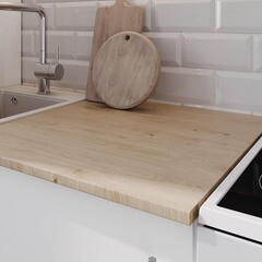 Столешница дуб сонома светлый 3000х600х38 мм ДСП - фото 5