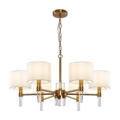 Люстра подвесная Freya Lino E14 240 Вт 16 кв.м (FR5186PL-06BS) - фото 1