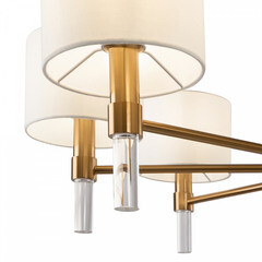 Люстра подвесная Freya Lino E14 320 Вт 21,3 кв.м (FR5186PL-08BS) - фото 2