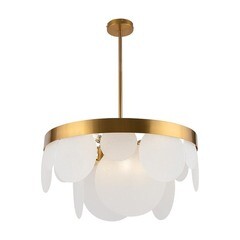 Люстра подвесная Freya Porto E14 480 Вт 32 кв.м (FR5104PL-08BS3) - фото 1