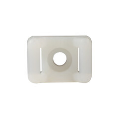 Площадка для крепления стяжек PROxima 22х16 мм полиамидная белая (100 шт.) (pmo-22-16-w) - фото 3