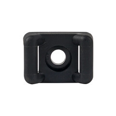 Площадка для крепления стяжек PROxima 22х16 мм полиамидная черная (100 шт.) (pmo-22-16-b) - фото 4