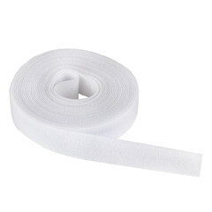 Хомут-липучка для крепления кабеля EKF PROxima 16 мм 5 м полиамидный белый (hlft-1-w) - фото 4