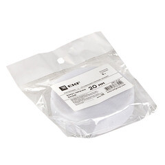 Хомут-липучка для крепления кабеля EKF PROxima 20 мм 5 м полиамидный белый (hlft-2-w) - фото 2