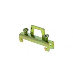 Зажим EKF PROxima HDW-201 для фиксации на DIN-рейке металлический (100 шт.) (ahdw-201) - фото 1