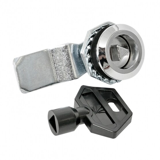 Изображение товара Замок щитовой EKF Proxima 22-25/46-ip54 – треугольный, IP54, мастер-ключ