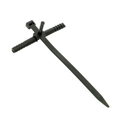 Изображение товара Стяжка кабельная EKF PROxima 150х7 мм с дюбелем полиамидная черная (50 шт.) (plc-nst-7.2x150b)