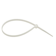 Стяжка кабельная EKF Basic 180х3,6 мм нейлоновая белая (100 шт.) (plc-c-3.6x180)