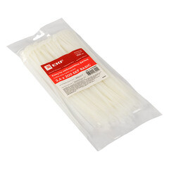 Стяжка кабельная EKF Basic 200х3,6 мм нейлоновая белая (100 шт.) (plc-c-3.6x200) - фото 3
