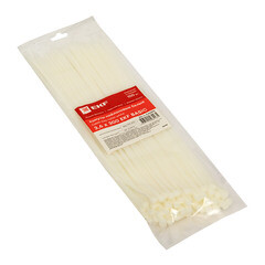 Стяжка кабельная EKF Basic 300х3,6 мм нейлоновая белая (100 шт.) (plc-c-3.6x300) - фото 2