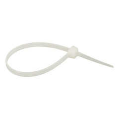 Стяжка кабельная EKF Basic 180х4,8 мм нейлоновая белая (100 шт.) (plc-c-4.8x180) - фото 1