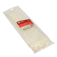 Стяжка кабельная EKF Basic 300х4,8 мм нейлоновая белая (100 шт.) (plc-c-4.8x300) - фото 2