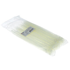 Стяжка кабельная EKF Basic 400х8,2 мм нейлоновая белая (100 шт.) (plc-c-8.2x400) - фото 3