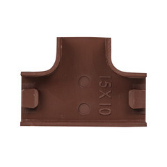 Тройник для кабель-канала EKF 15х10 мм темное дерево (4 шт.) (tchd-15-10x4) - фото 2