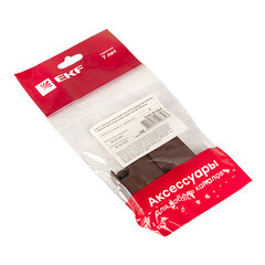 Тройник для кабель-канала EKF 15х10 мм темное дерево (4 шт.) (tchd-15-10x4) - фото 4