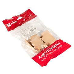 Тройник для кабель-канала EKF 25х16 мм светлое дерево (4 шт.) (tchl-25-16x4) - фото 2