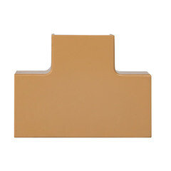 Тройник для кабель-канала EKF 25х25 мм светлое дерево (4 шт.) (tchl-25-25x4) - фото 2