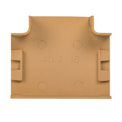 Тройник для кабель-канала EKF 40х16 мм светлое дерево (4 шт.) (tchl-40-16x4) - фото 3