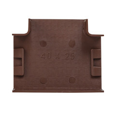 Тройник для кабель-канала EKF 40х25 мм темное дерево (4 шт.) (tchd-40-25x4) - фото 3