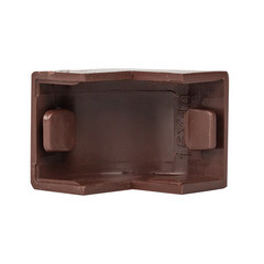 Угол внешний для кабель-канала EKF 15х10 мм темное дерево (4 шт.) (obd-15-10x4) - фото 2