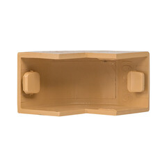 Угол внешний для кабель-канала EKF 16х16 мм светлое дерево (4 шт.) (obl-16-16x4) - фото 3