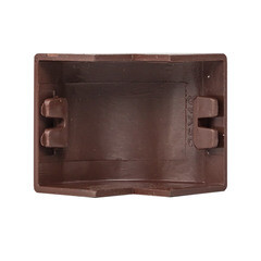 Угол внешний для кабель-канала EKF 25х16 мм темное дерево (4 шт.) (obd-25-16x4) - фото 2