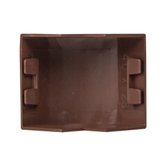 Угол внешний для кабель-канала EKF 40х25 мм темное дерево (4 шт.) (obd-40-25x4) - фото 2