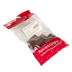 Угол внутренний для кабель-канала EKF 25х25 мм темное дерево (4 шт.) (ibd-25-25x4) - фото 2