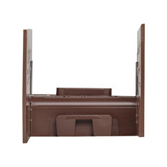 Угол внутренний для кабель-канала EKF 40х25 мм темное дерево (4 шт.) (ibd-40-25x4) - фото 2