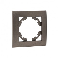 Рамка EKF Валенсия одноместная графит (EWM-G-301-60) - фото 1