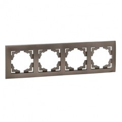 Изображение товара Рамка EKF Валенсия четырехместная графит (EWM-G-304-60)