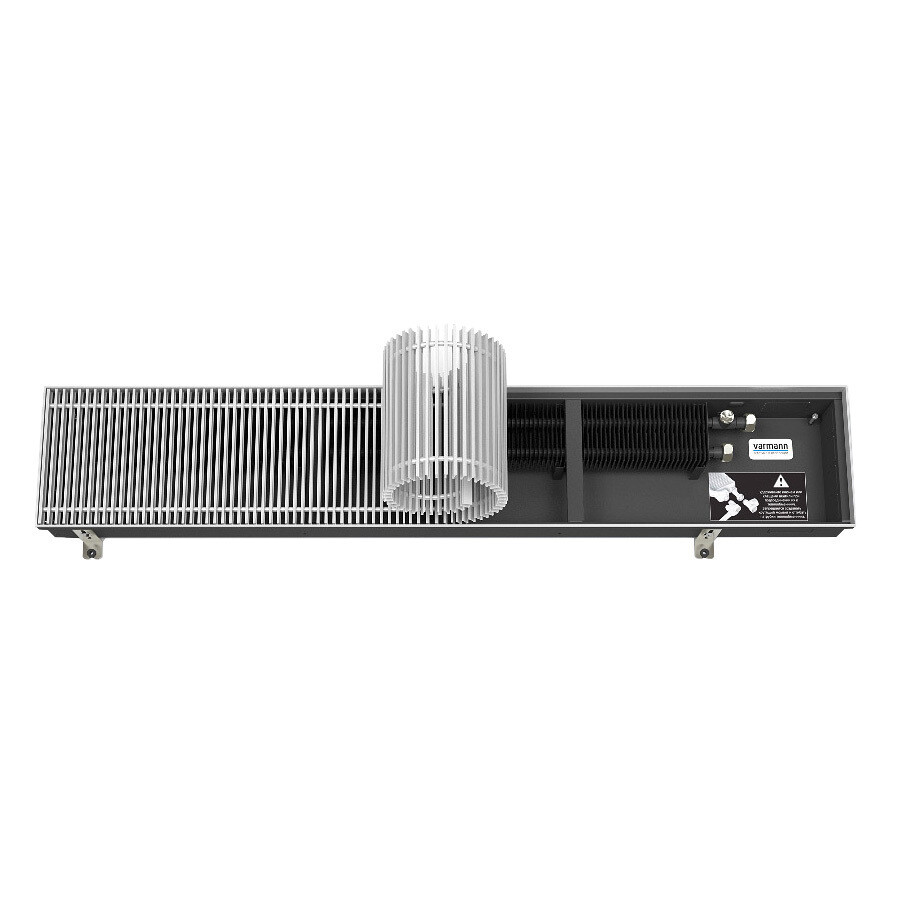 Изображение товара Встраиваемый внутрипольный конвектор Varmann Ntherm N 370x90 мм боковое подключение