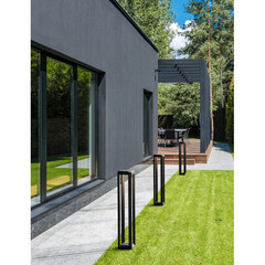 Светильник светодиодный садово-парковый Outdoor Royal Mile серый 800 мм 3000К 13 Вт IP65 (O019FL-L12GR3K) - фото 4