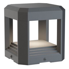 Светильник светодиодный садово-парковый Outdoor Royal Mile серый 151 мм 3000К 13 Вт IP65 (O019FL-L13GR3K) - фото 3