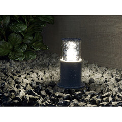 Светильник садово-парковый Outdoor Bronx серый 250 мм E27 60 Вт IP54 (O576FL-01GR) - фото 2