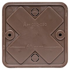 Коробка распределительная 75х75х26 мм IP42 EKF (plc-kmr-030-030kg-t) - фото 5