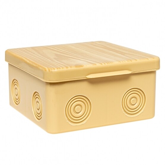 Изображение товара Коробка распределительная EKF 100х100х55 мм IP54 светлое дерево