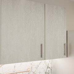 Фасад для шкафа бетонный камень 446х716х18 мм - фото 4