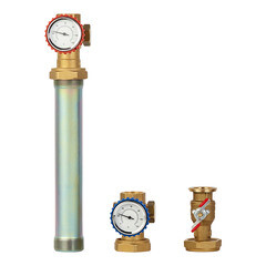 Насосная группа Stout 1 ВР(г) х 1 1/2 НР(ш) с прямым контуром в теплоизоляции без насоса (SDG-0001-002501) - фото 7