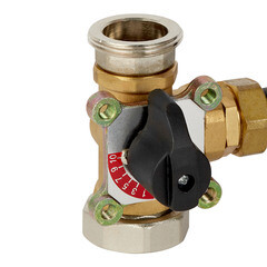 Насосная группа Rommer 1 ВР(г) х 1 1/4 НР(ш) с трехходовым приводным смесителем без насоса (RDG-0003-012501) - фото 4