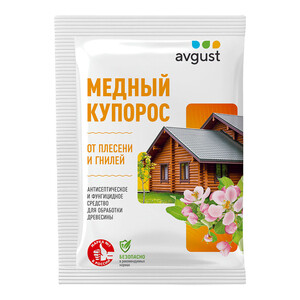 Средство защиты от болезней Avgust Медный купорос 100 г