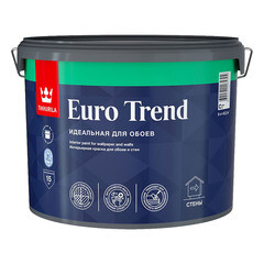 Изображение товара Краска моющаяся Tikkurila/Tikkivala Euro Trend база C бесцветная 9 л