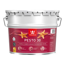 Эмаль алкидная Tikkurila/Tikkivala Pesto 30 база С полуматовая 9 л