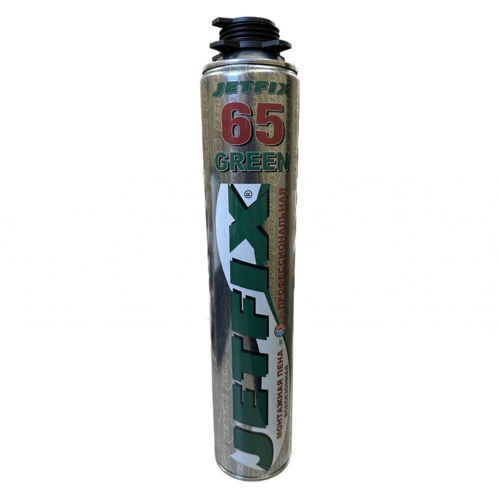 Профессиональная монтажная пена JETFIX Green 65 800мл