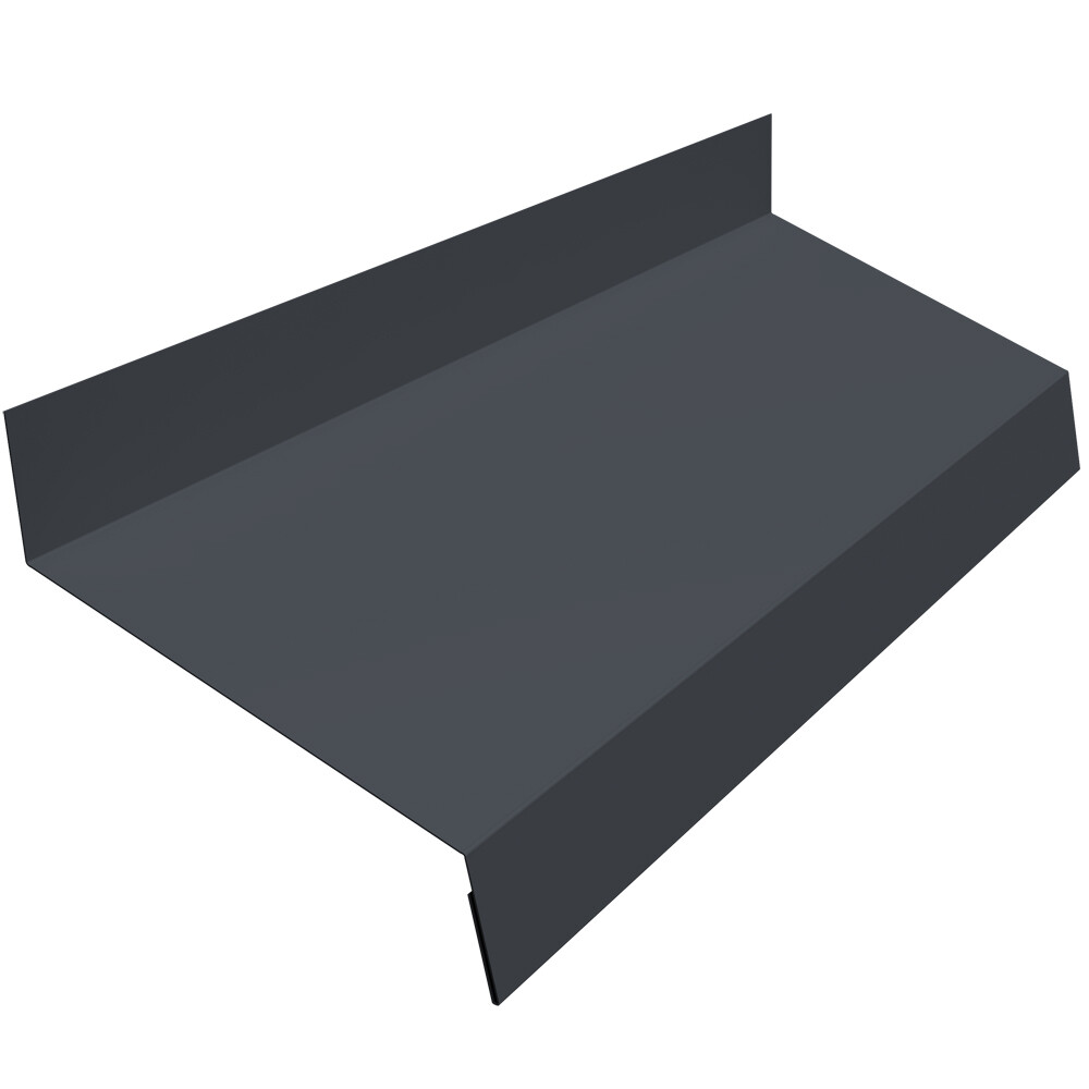 Изображение товара Отлив цокольный Grand Line 50х2000 мм серый RAL 7024