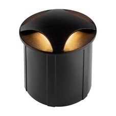 Светильник светодиодный садово-парковый настенный Outdoor Biscotti черный 3000К 3 Вт IP65 (O036-L3B3K)
