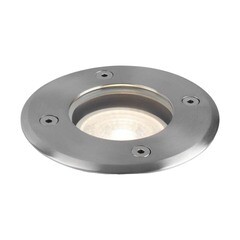 Светильник тротуарный встраиваемый Outdoor Tubo серебро GU10 35 Вт IP65 (O043DL-01S) - фото 5